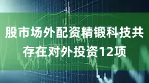 股市场外配资精锻科技共存在对外投资12项