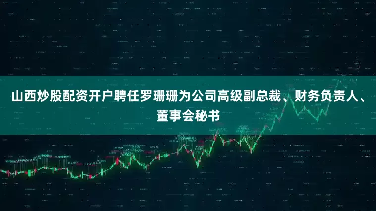 山西炒股配资开户聘任罗珊珊为公司高级副总裁、财务负责人、董事会秘书